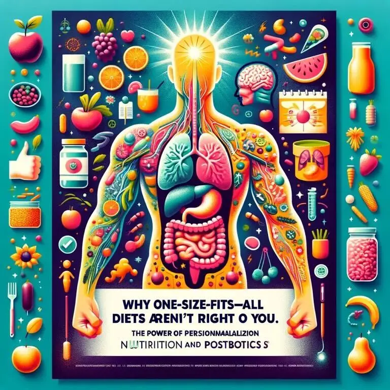 Human body demonstrates how personalized nutrition and postbiotics can have a positive effect on the body.